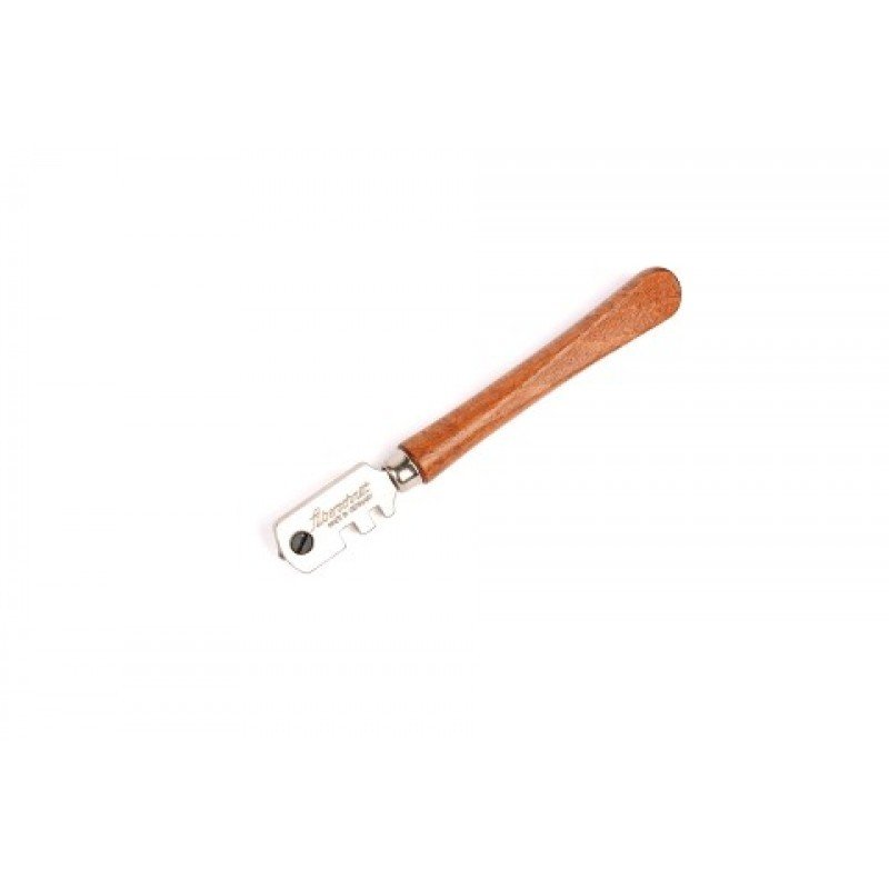 SILBERSHNITT GLASS DIAMOND WITH WOODEN HANDLE