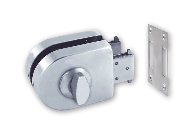 KALE ARCO GLASS DOOR LOCK - SINGLE SIDED