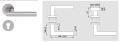 DORMA 8906 STAINLESS CORNER SAUSAGE SLEEVE