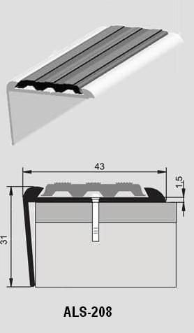 LADDER STEP PROFILE WITH SEAL